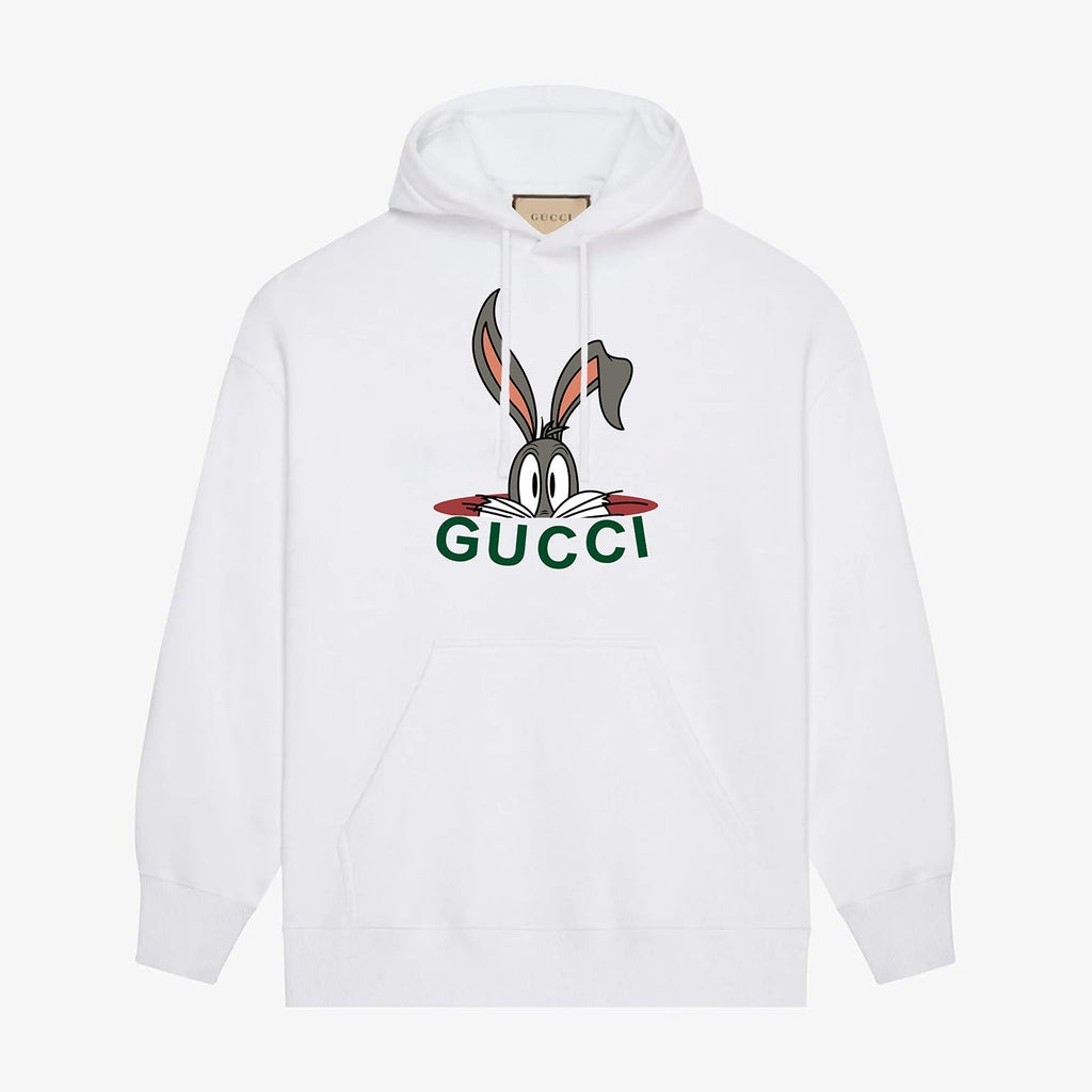 Bunny printed hoodie