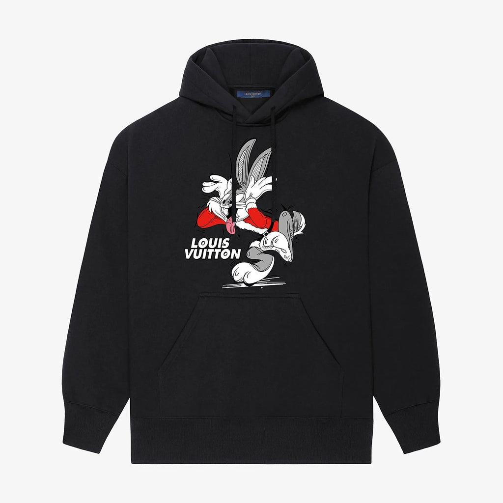 Bunny printed hoodie