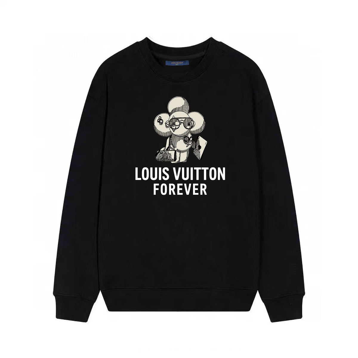 flower printed sweatshirt