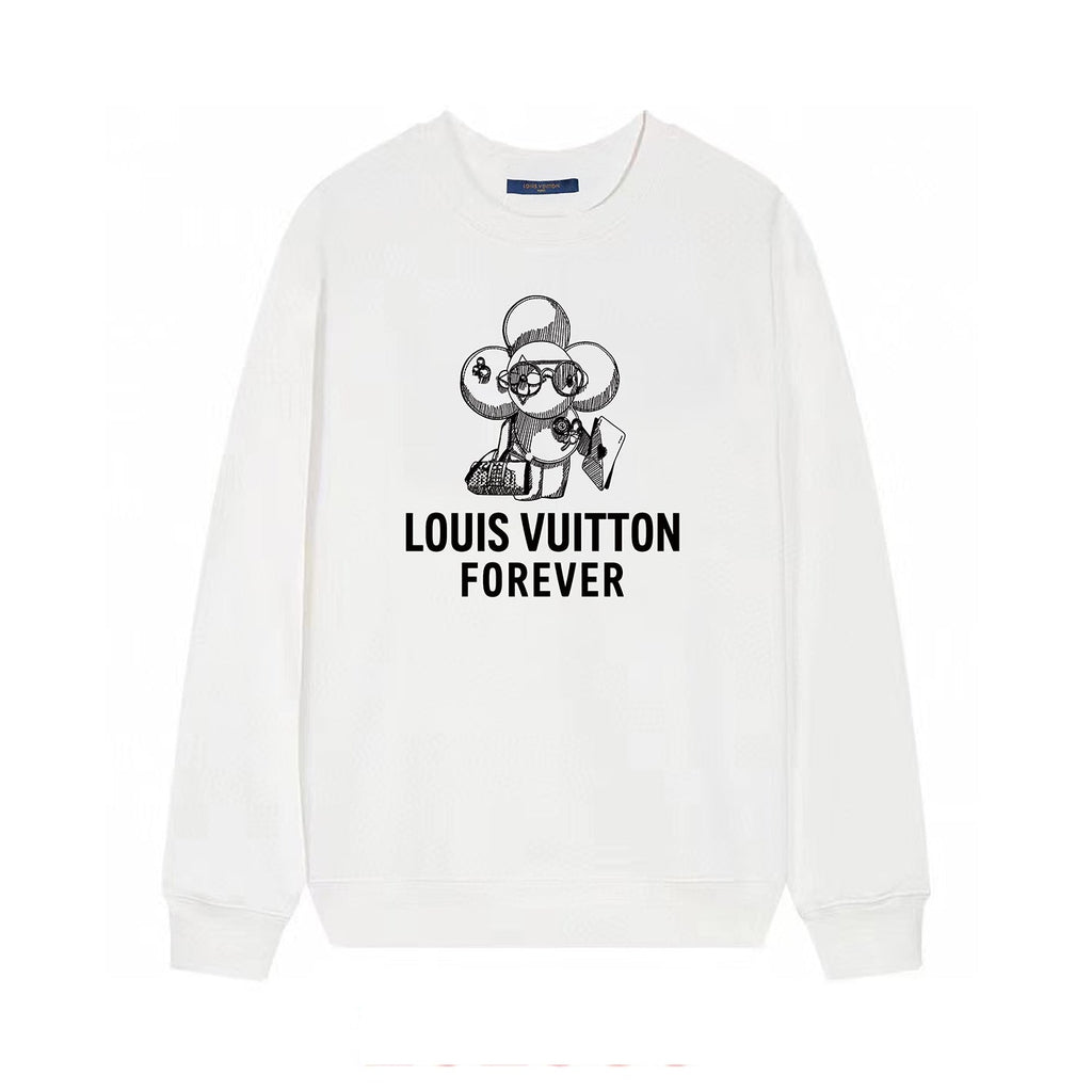 flower printed sweatshirt