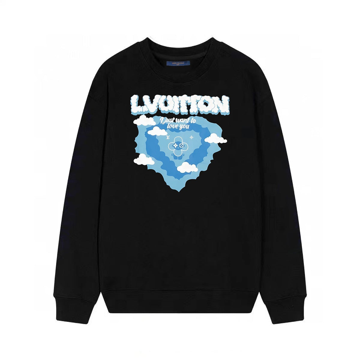cloud  printed sweatshirt