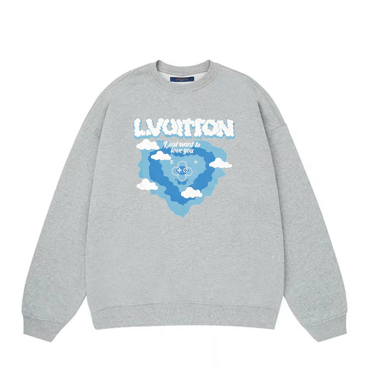 cloud  printed sweatshirt