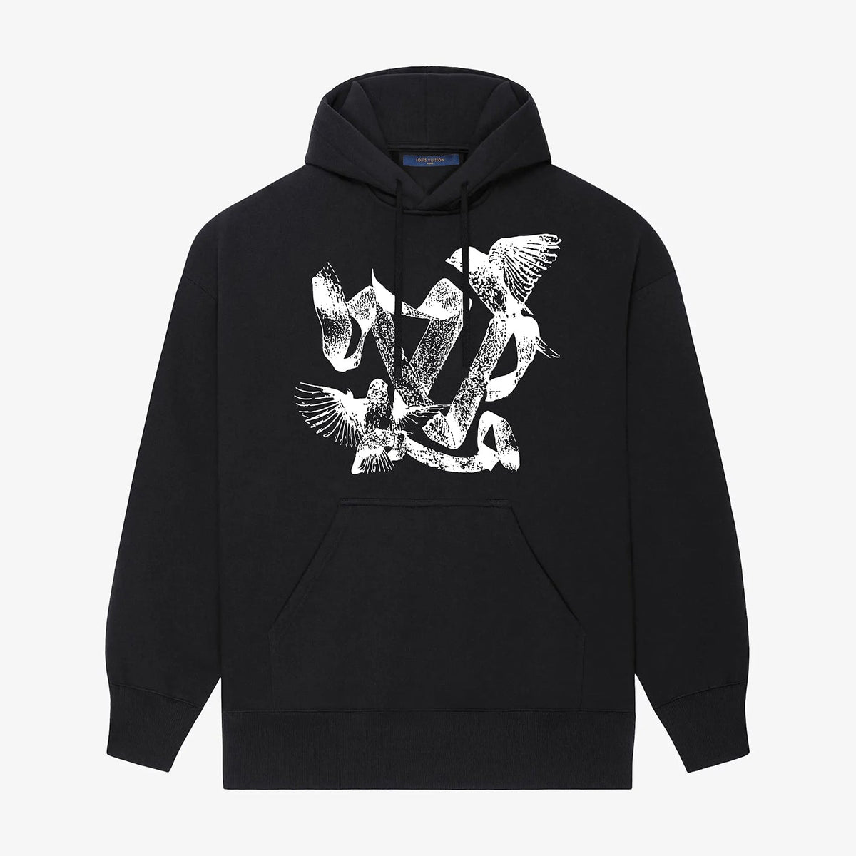 Bird printed hoodie