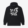 Bird printed hoodie