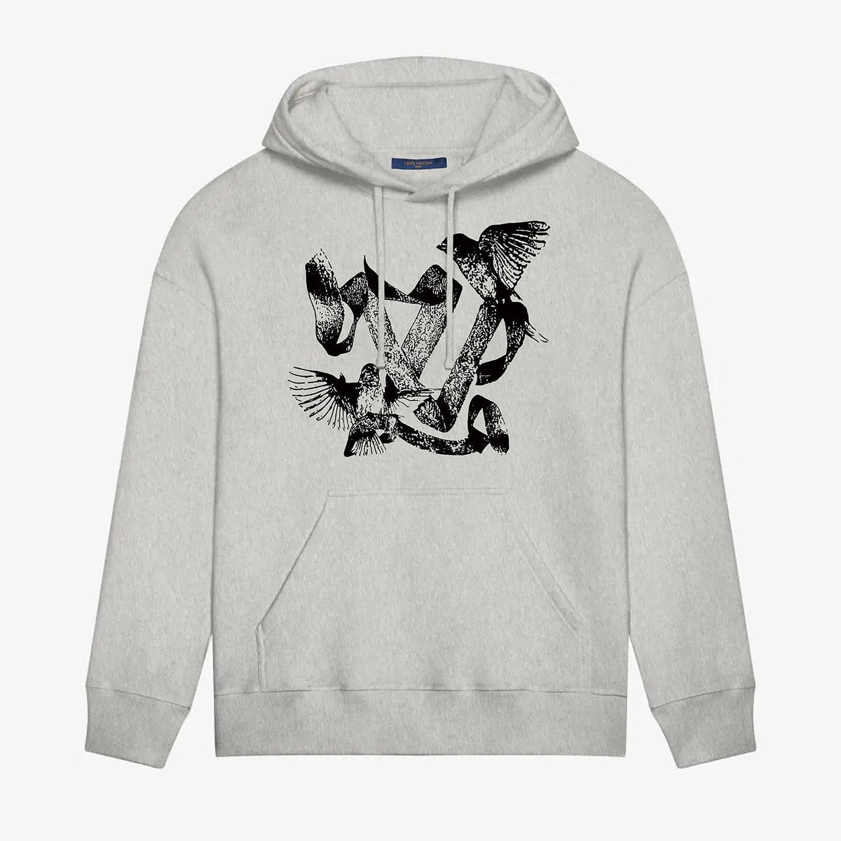 Bird printed hoodie