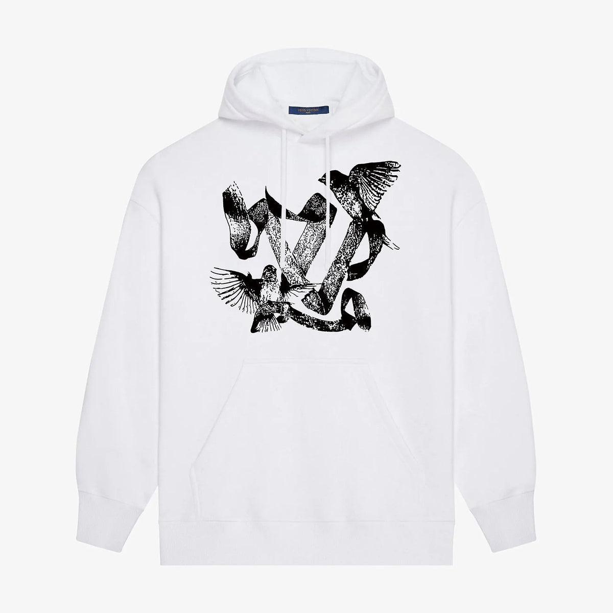 Bird printed hoodie