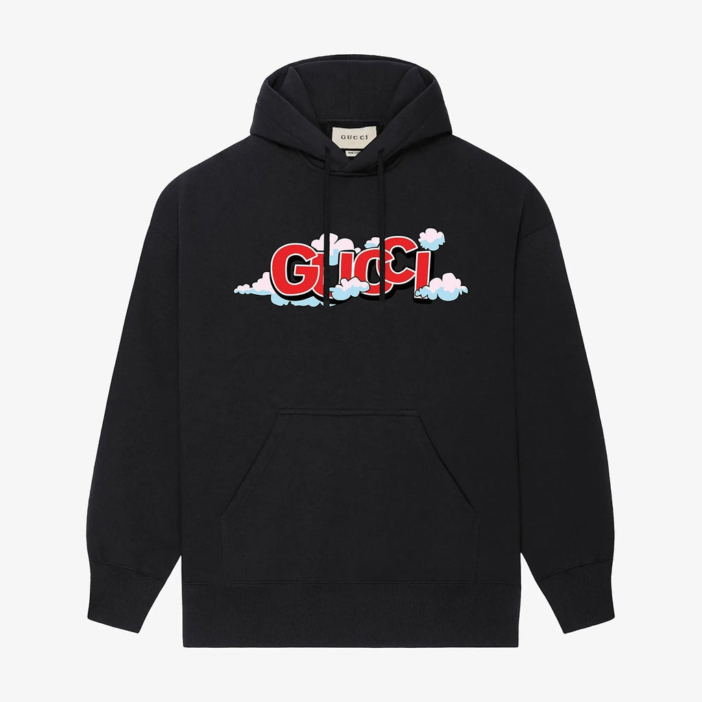 Cloud printed hoodie