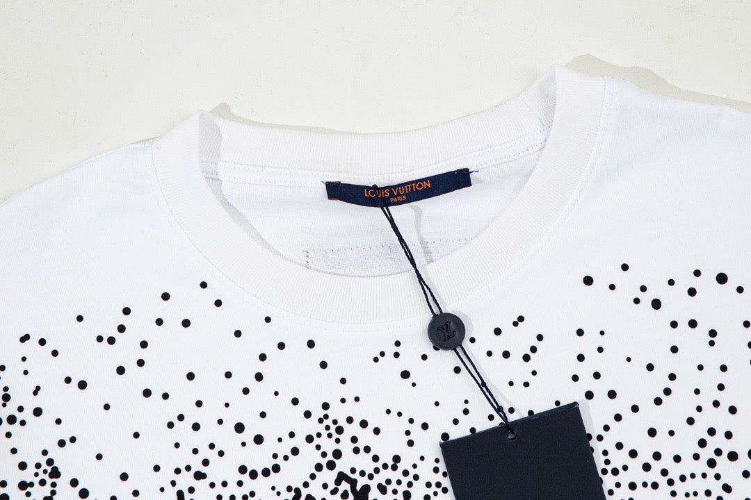 Splash Ink Print T-Shirt
