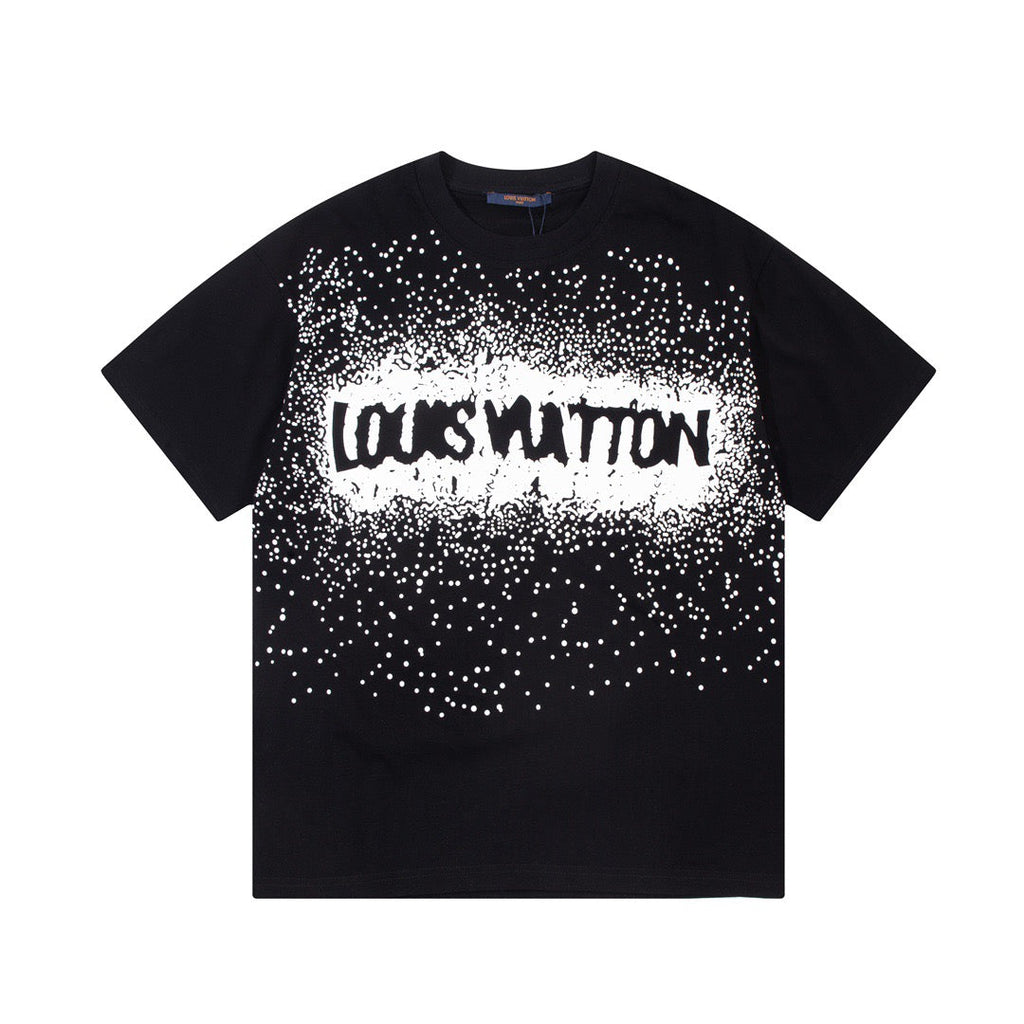 Splash Ink Print T-Shirt