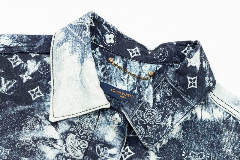 Tie-dye Denim Shirt