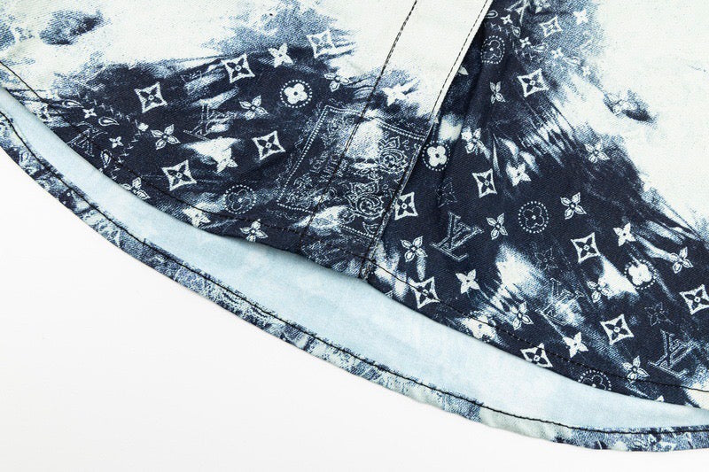 Tie-dye Denim Shirt