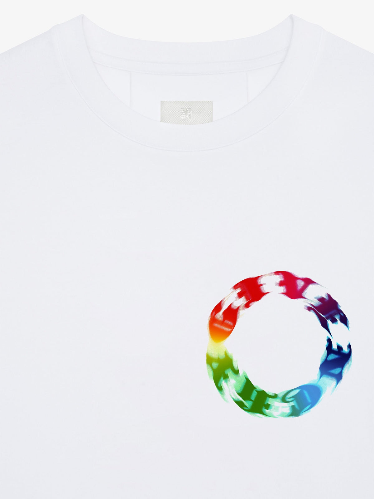 T-shirt in cotton with Circle print